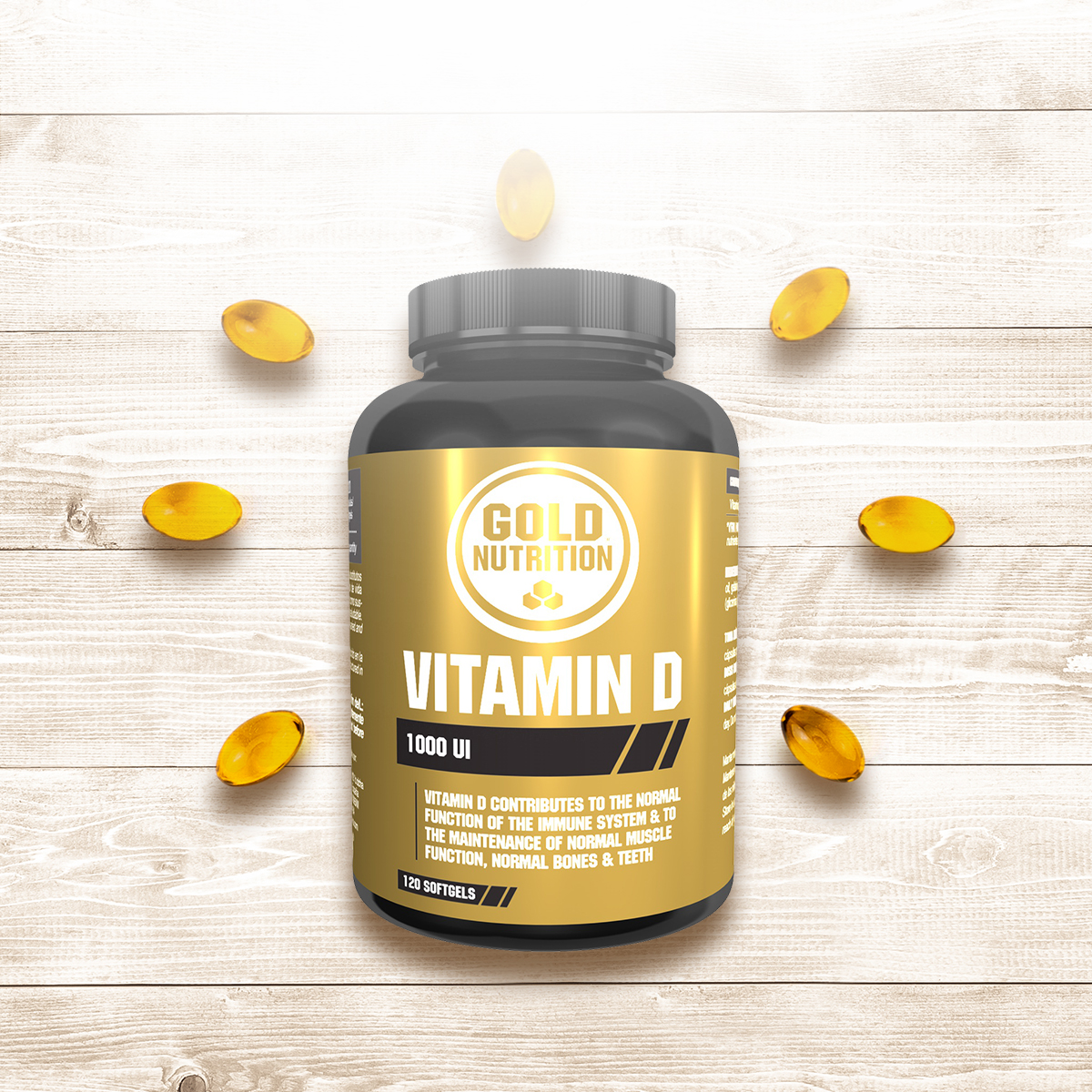 Vitamin D3 pod lupou